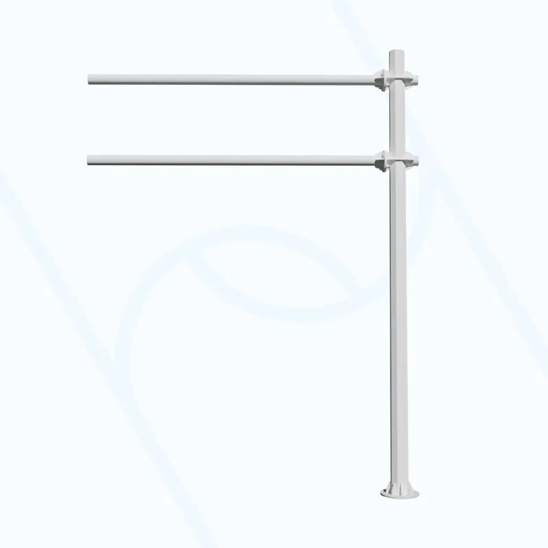 F-shaped traffic poles for signs
