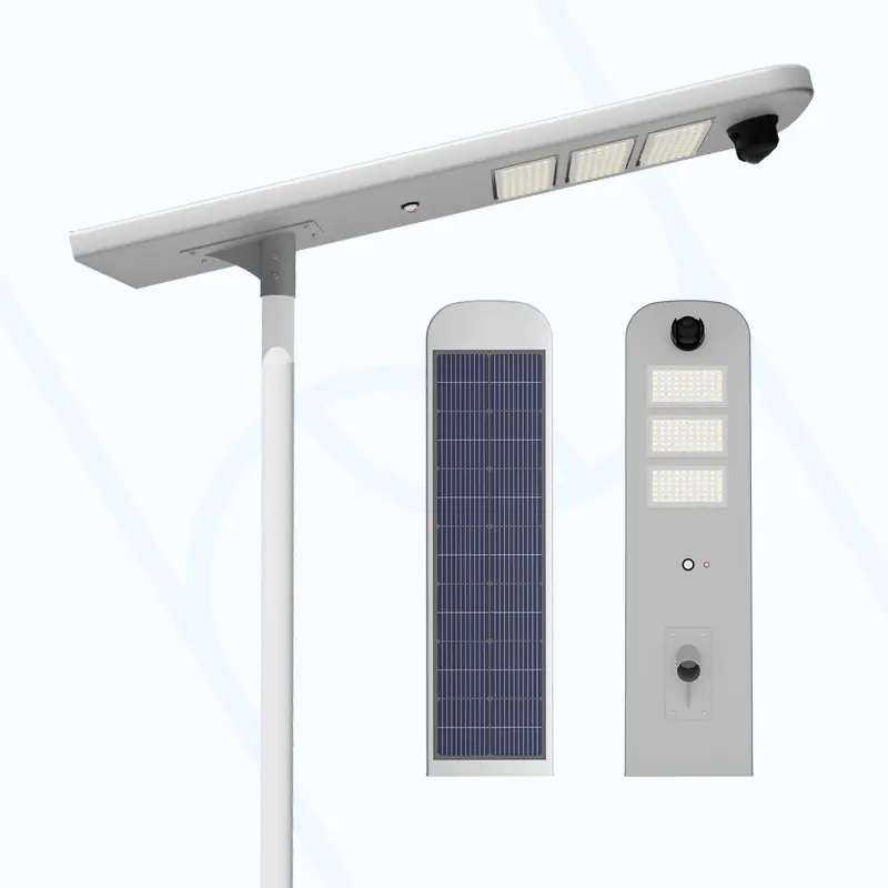 All-in-one solar street light with camera