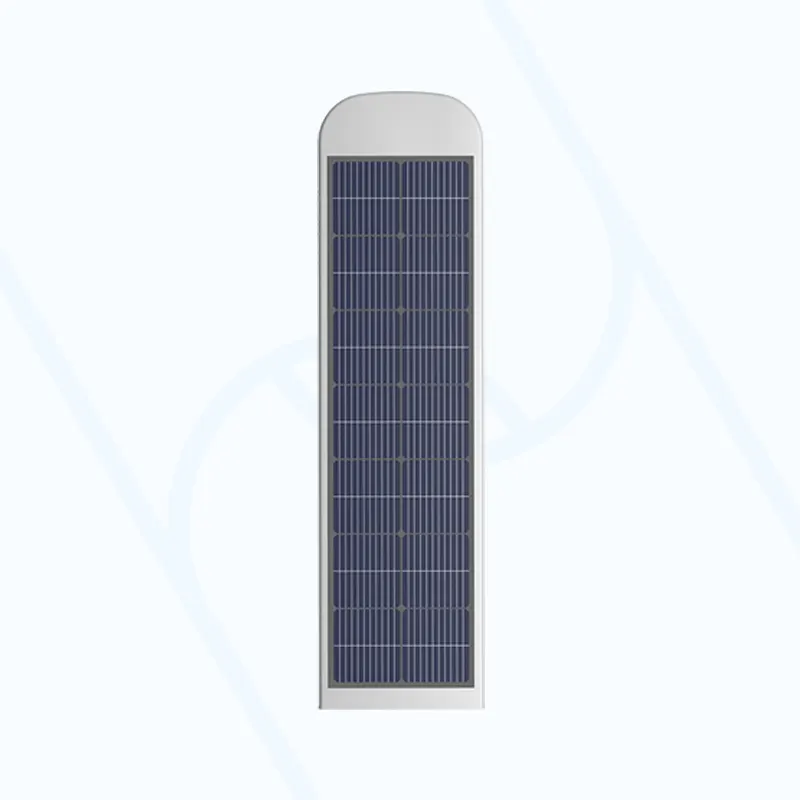 All-in-one solar street light on the back